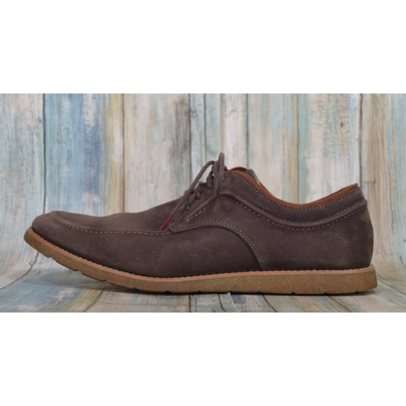 Hush Puppies Hade Jester Men's Size 11.5 Brown Suede Sneakers Casual Shoes - Picture 3 of 10